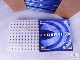 1000 Federal Small Pistol Primers For Reloading