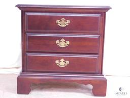 American Drew Furniture 3 Drawer Nightstand