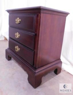 American Drew Furniture 3 Drawer Nightstand