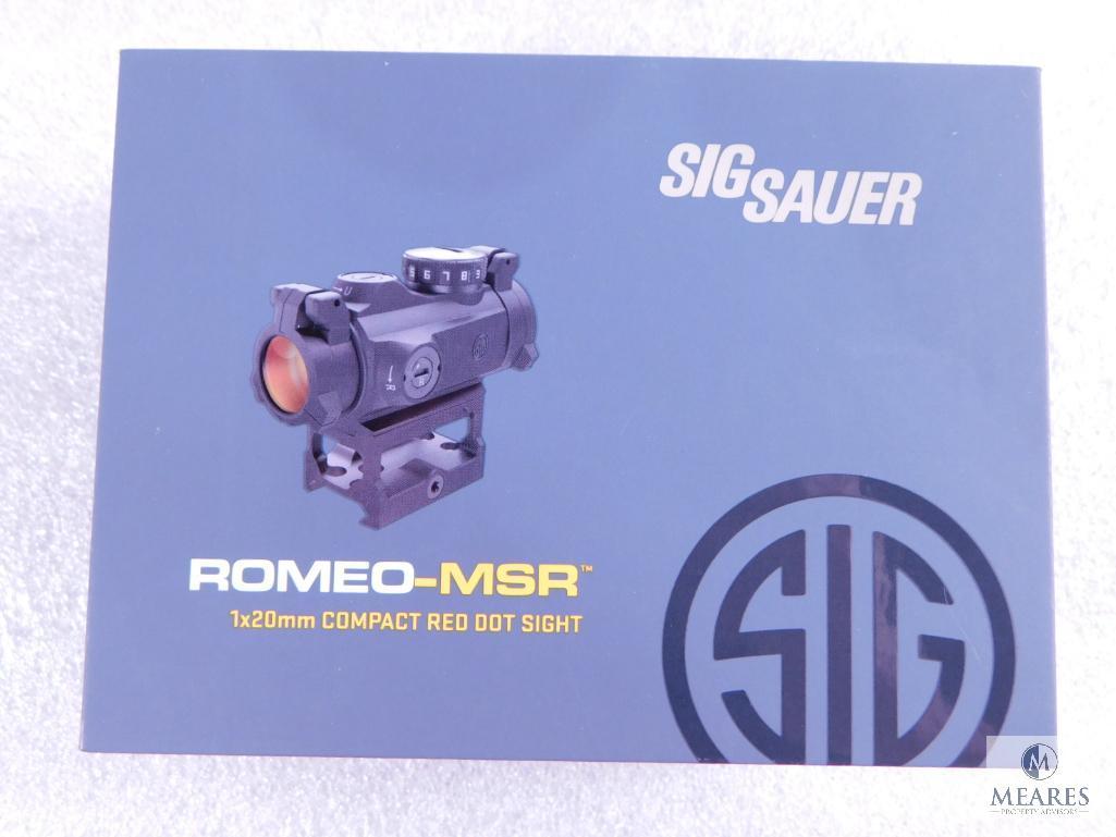 New Sig Sauer Romeo-MSR 1x20mm Compact Red Dot Sight 2 MOA