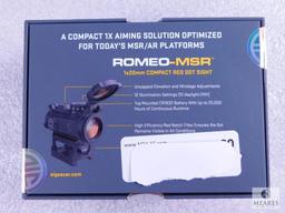 New Sig Sauer Romeo-MSR 1x20mm Compact Red Dot Sight 2 MOA