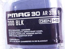 New Magpul PMAG 30 AR 300 BLK 30 Round Magazine 7.62x35mm
