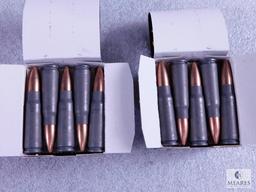 40 Rounds TulAmmo 7.62x39mm 122 Grain FMJ Steel Case Ammo