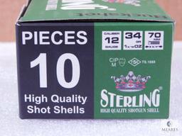 CASE 200 Rounds Sterling 12 Gauge Buckshot 2-3/4" Shotgun Shells 1-3/16 oz