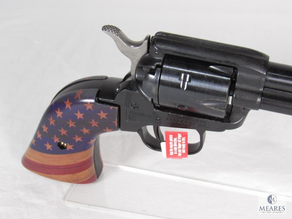 New Heritage Golden American Flag Rough Rider .22 LR Revolver