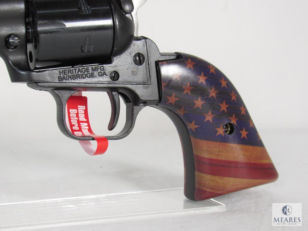 New Heritage Golden American Flag Rough Rider .22 LR Revolver