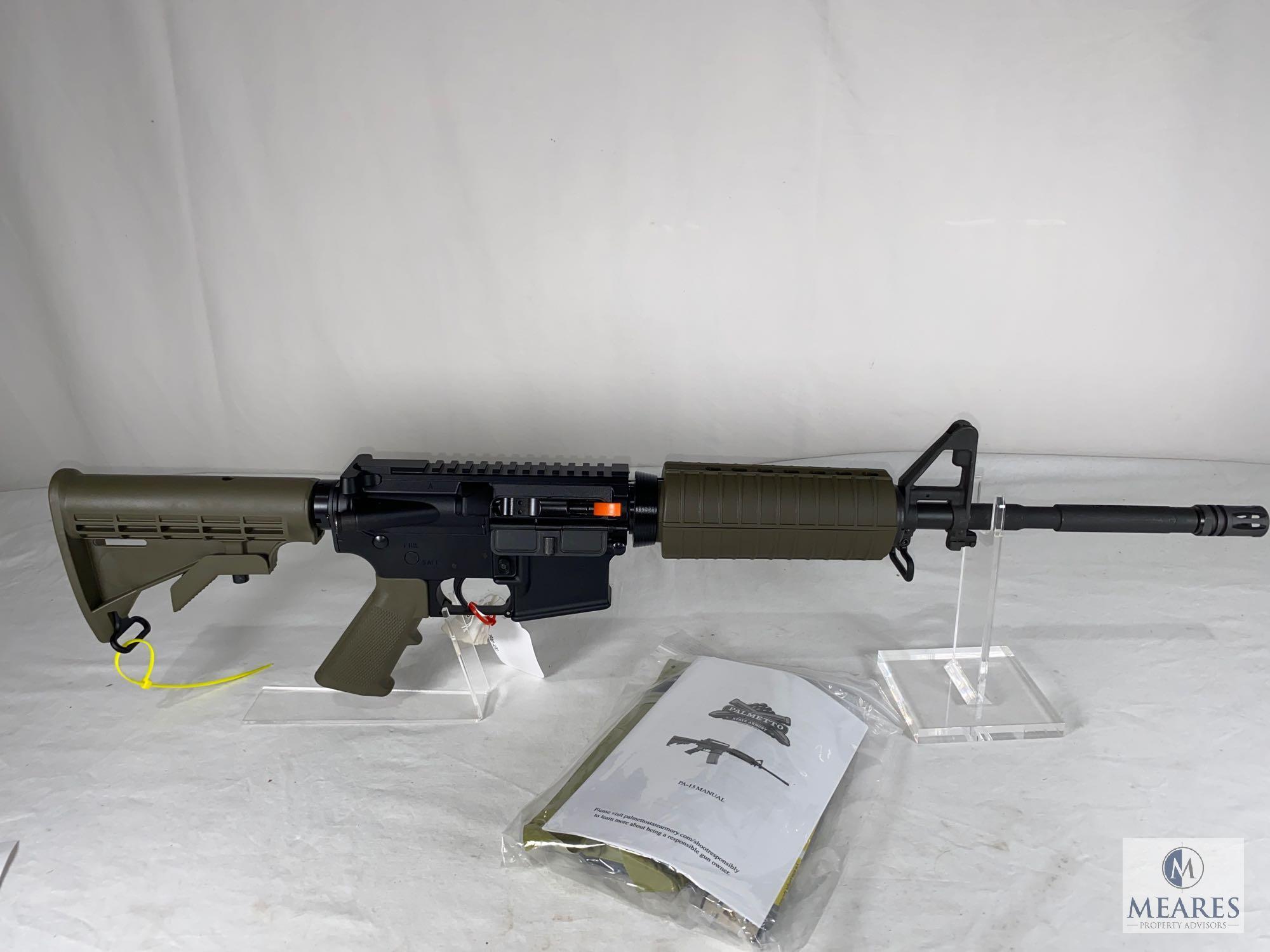 NEW IN THE BOX! PSA PA-15 16" M4 PHOSPHATE 5.56 NATO 1/7 CLASSIC RIFLE, OLIVE DRAB GREEN