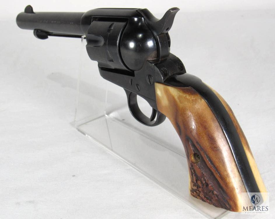 1901 Colt SAA Single Action Army .38 Special Revolver w/ Stag Grips