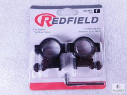 New Redfield 1" Scope Rings Matte Finish and High Height