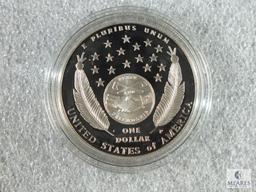 2004 Lewis & Clark Commemorative Silver Dollar Deep Cameo Proof Mint Box