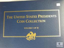 The US Presidents Coin Collection 2 Volumes 38 BU Presidential Dollars