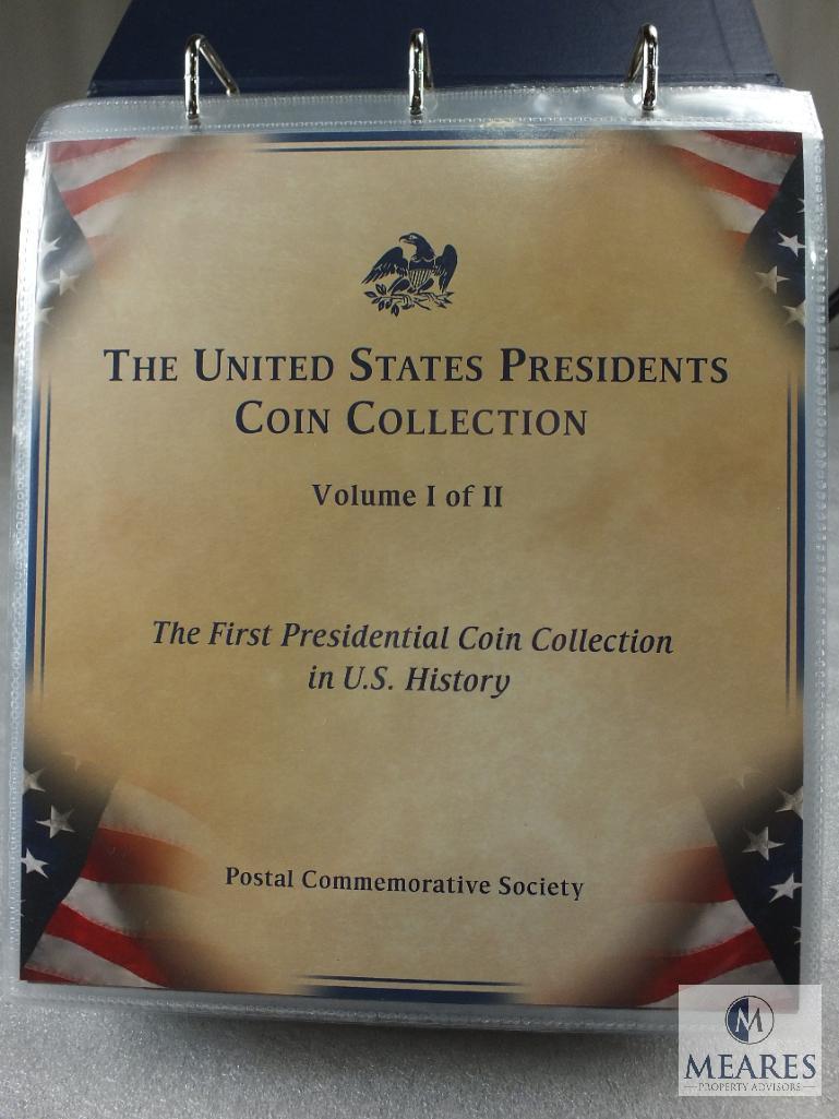 The US Presidents Coin Collection 2 Volumes 38 BU Presidential Dollars