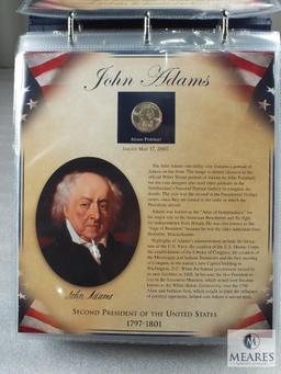 The US Presidents Coin Collection 2 Volumes 38 BU Presidential Dollars