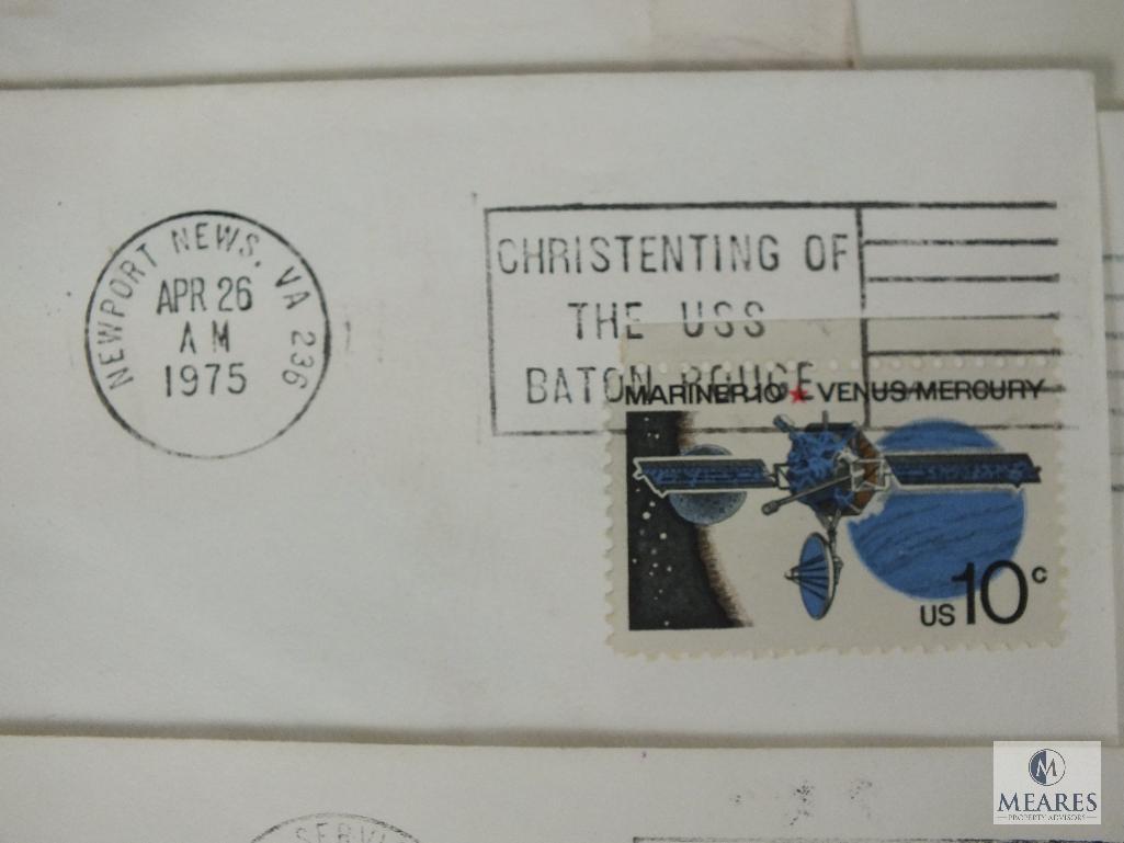 Many 1st Day Covers Including 25th Anniversary of Air Force, Christening of US Ships