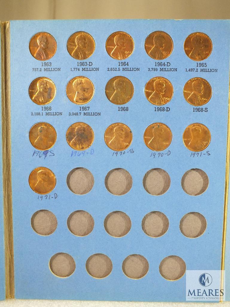 1941-971 Lincoln Cent Book - Complete With Mostly BU Includes 1943 P-D-S War Cents