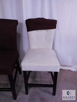 Group of Two Upright Occasional Stools