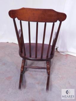 Wooden Childs Rocker