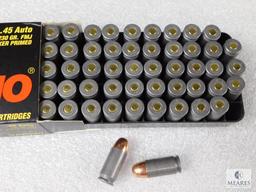 50 Rounds Tula Ammo .45 Auto 230 Grain FMJ Steel Case Non-Corrosive