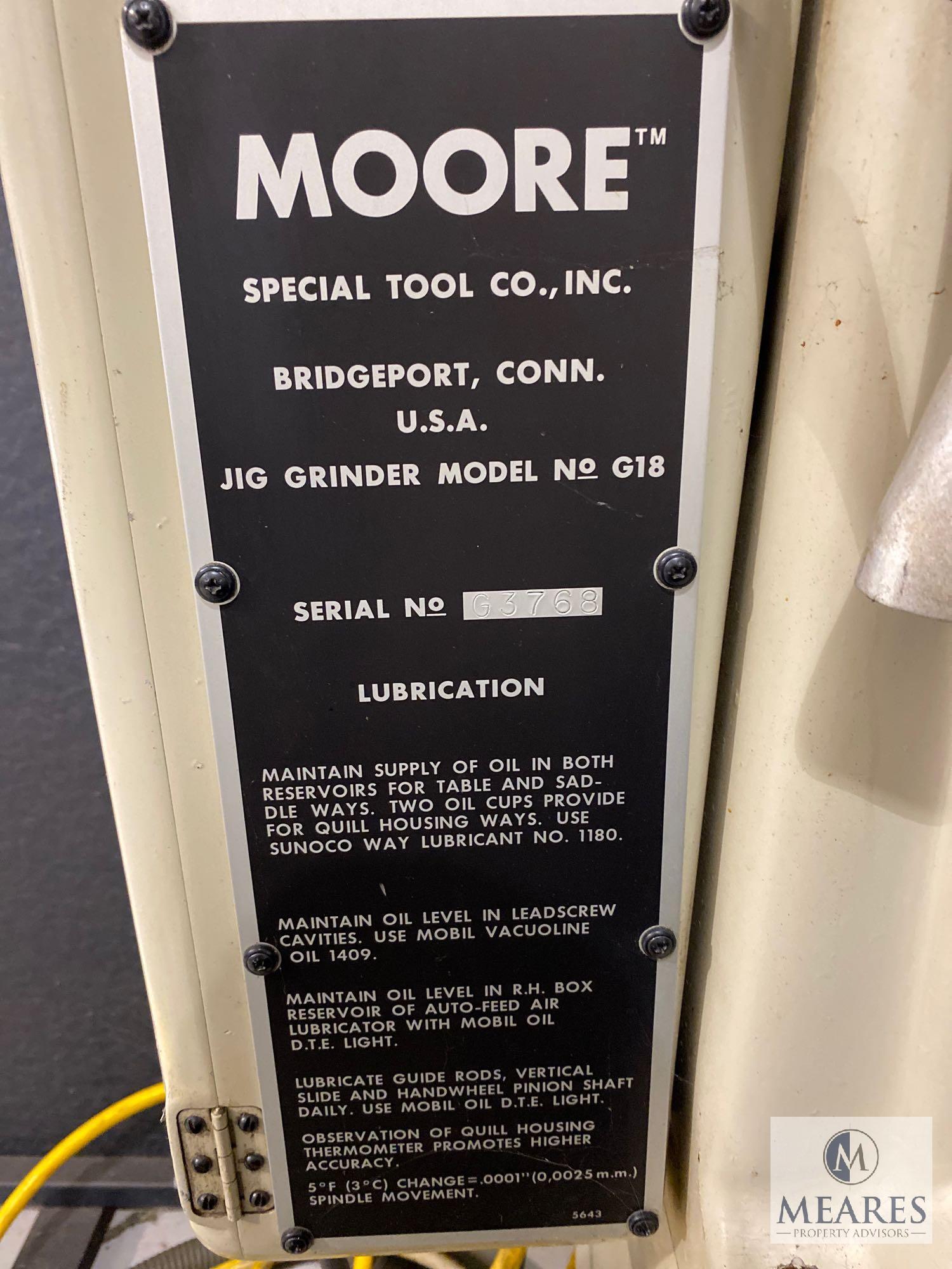 Moore Jig Grinder Model No. G18