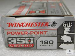 20 Rounds Winchester .350 Legend Ammo 180 Grain PSP 2100 FPS