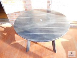 Slatted Wood Table - NO SHIPPING