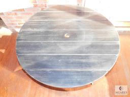 Slatted Wood Table - NO SHIPPING