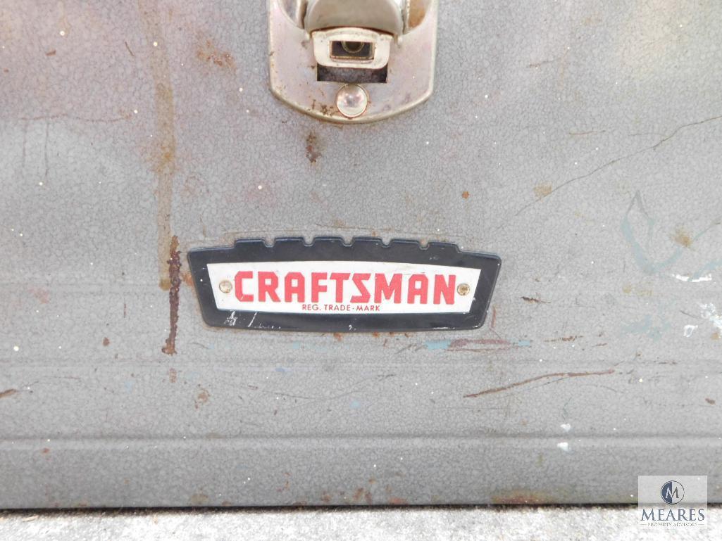 Craftsman Toolbox Loaded with Wrenches, Sockets and Ratchets