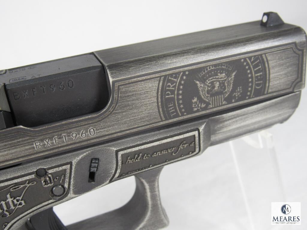 New Glock G19 Donald Trump 45th President Commemorative 9mm Luger Semi-Auto Pistol