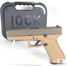 New Glock Custom G17 Gen 5 9mm Luger Semi-Auto Pistol in Coyote and Olive Drab