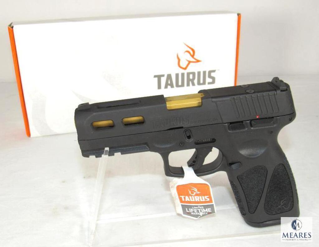 New Taurus G3 9mm Luger Semi-Auto Pistol Toro Exclusive Gold Barrel