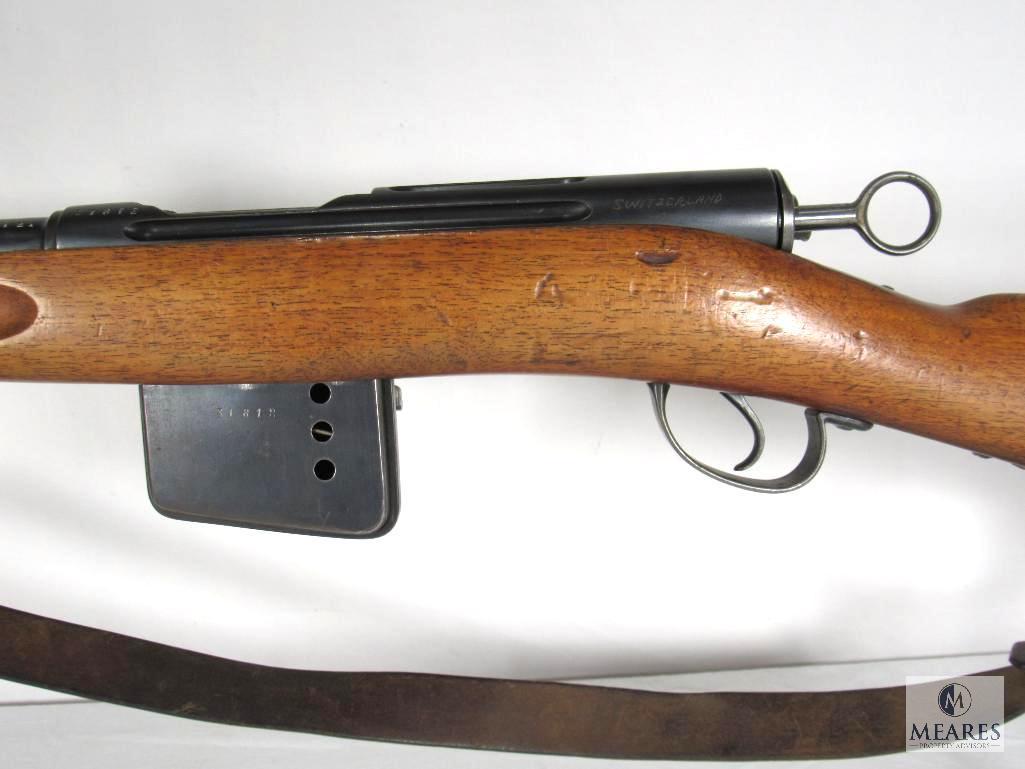 Waffenfabrik Bern Schmidt Rubin 1889 Swiss Gewehr 7.5x55 SWISS Bolt Action Rifle