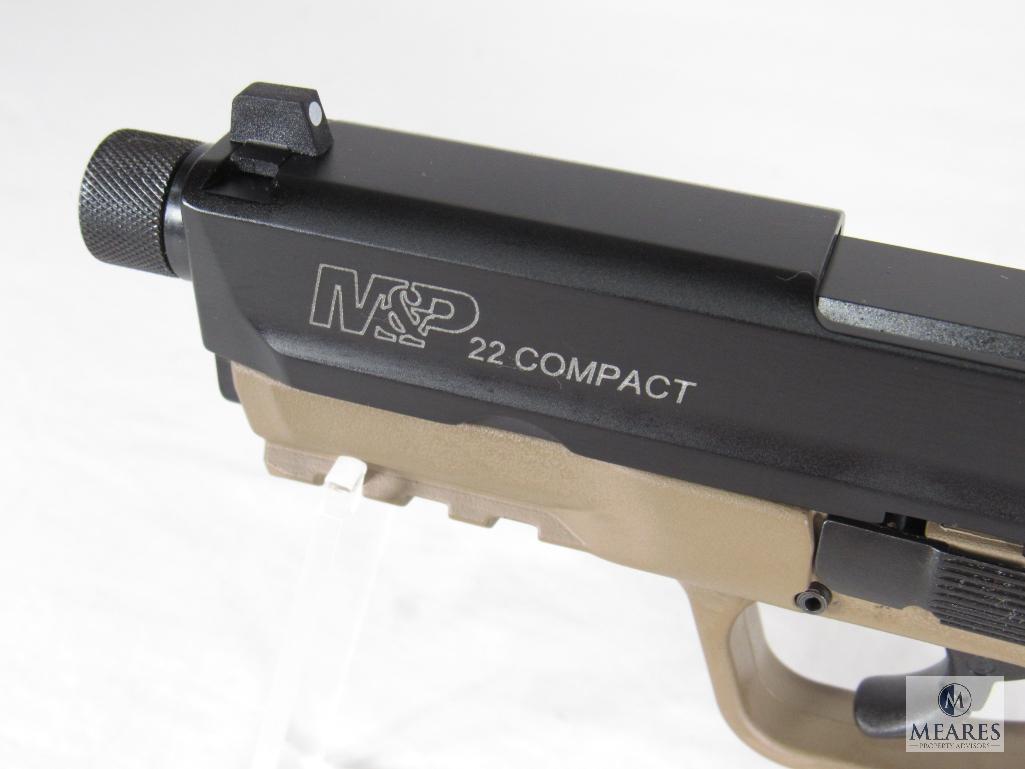 New Smith & Wesson M&P 22 Compact .22LR Super Ready FDE Semi-Auto Pistol