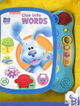 New Leap Frog Blue's Clues & You Clue Into Words Electronic Book