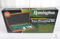 New Remington Sportsman 27 Piece Gun Cleaning Kit for Rifles, Shotguns, & Handguns