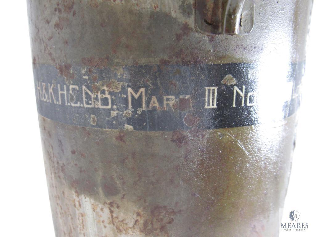 WWI H&K Mark III Aerial Bomb Inert for Display