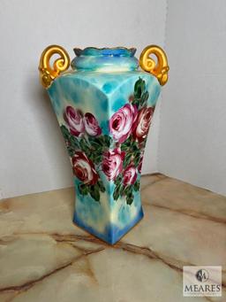 Limoges China Double Handled Vase