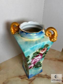 Limoges China Double Handled Vase