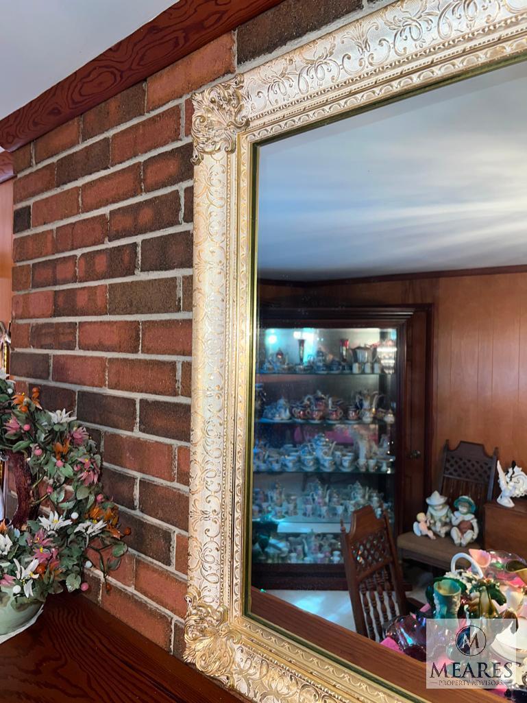 Gold-colored Framed Wall Mirror