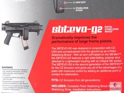 New SB Tactical EVO 2-01-SB Scorpion Pistol Stablizing Brace