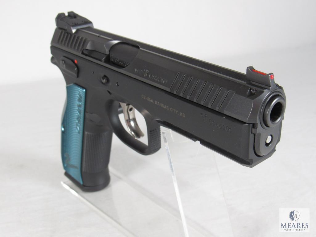 New CZ Shadow 2 Black & Blue 9mm Semi-Auto Pistol