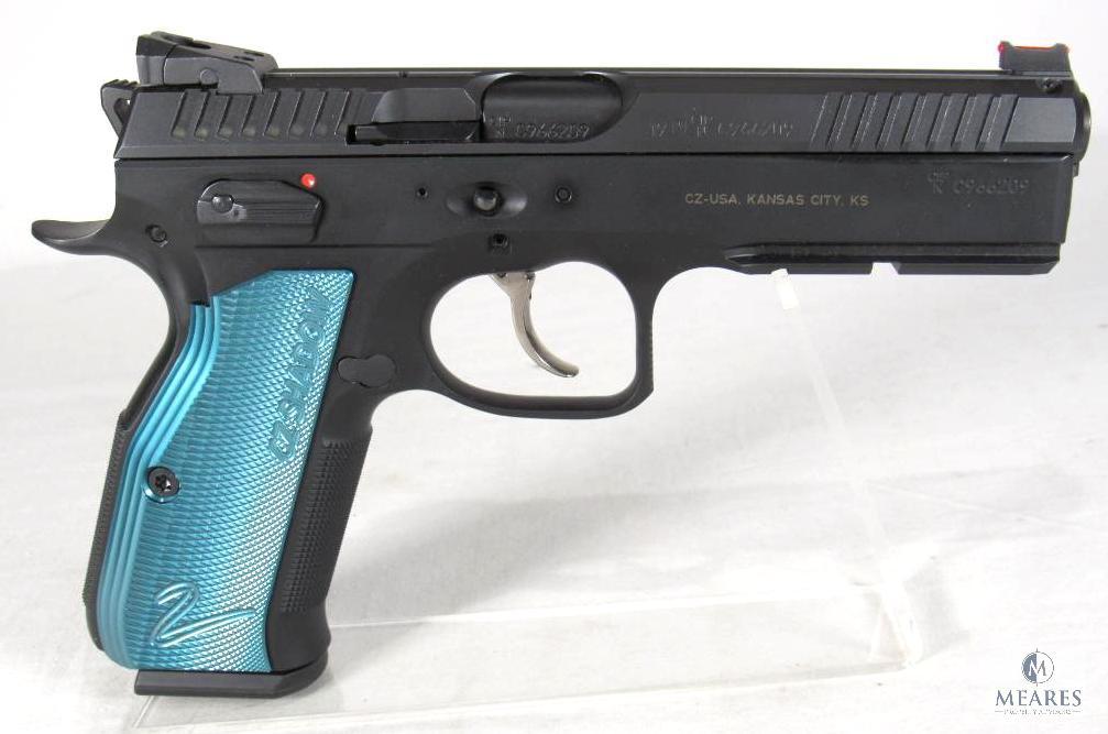 New CZ Shadow 2 Black & Blue 9mm Semi-Auto Pistol