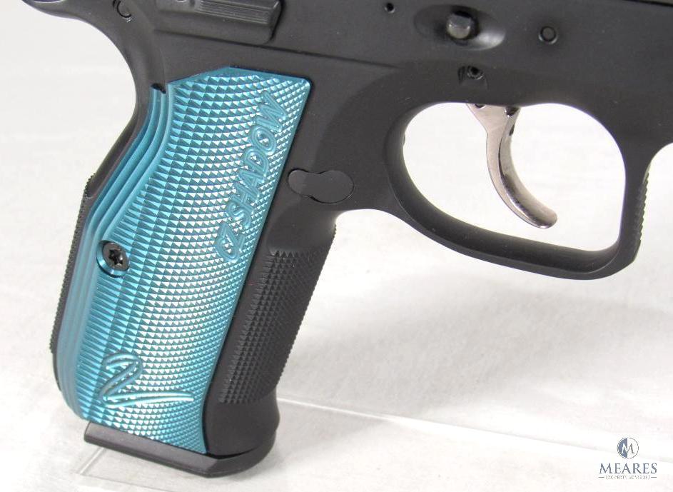 New CZ Shadow 2 Black & Blue 9mm Semi-Auto Pistol