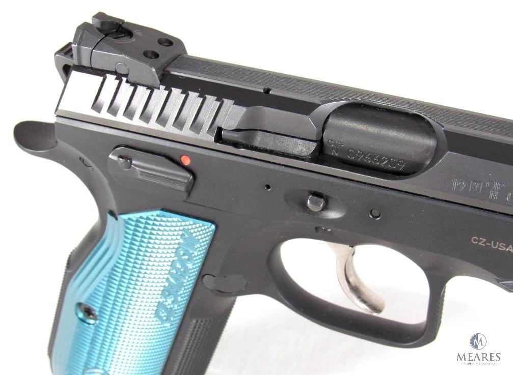 New CZ Shadow 2 Black & Blue 9mm Semi-Auto Pistol