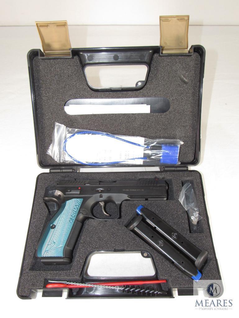 New CZ Shadow 2 Black & Blue 9mm Semi-Auto Pistol