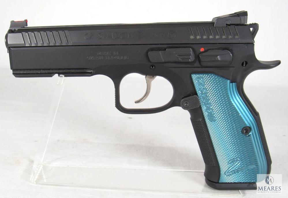 New CZ Shadow 2 Black & Blue 9mm Semi-Auto Pistol