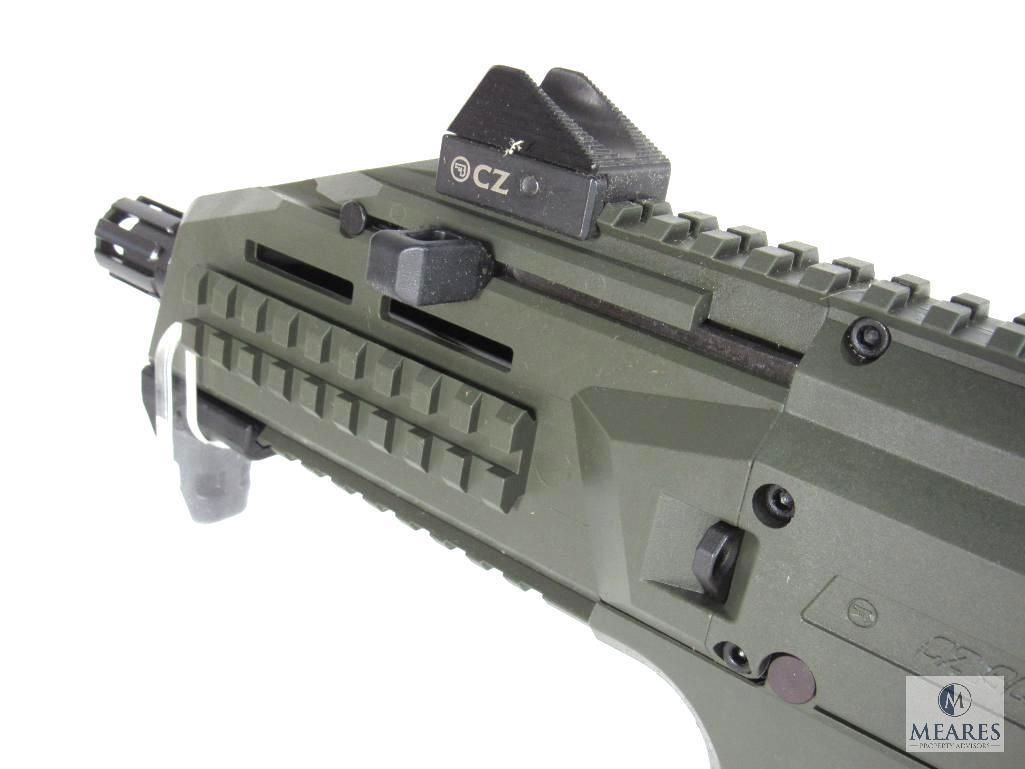 New CZ Scorpion EVO 3 S1 9mm Luger Semi-Auto Pistol in OD Green