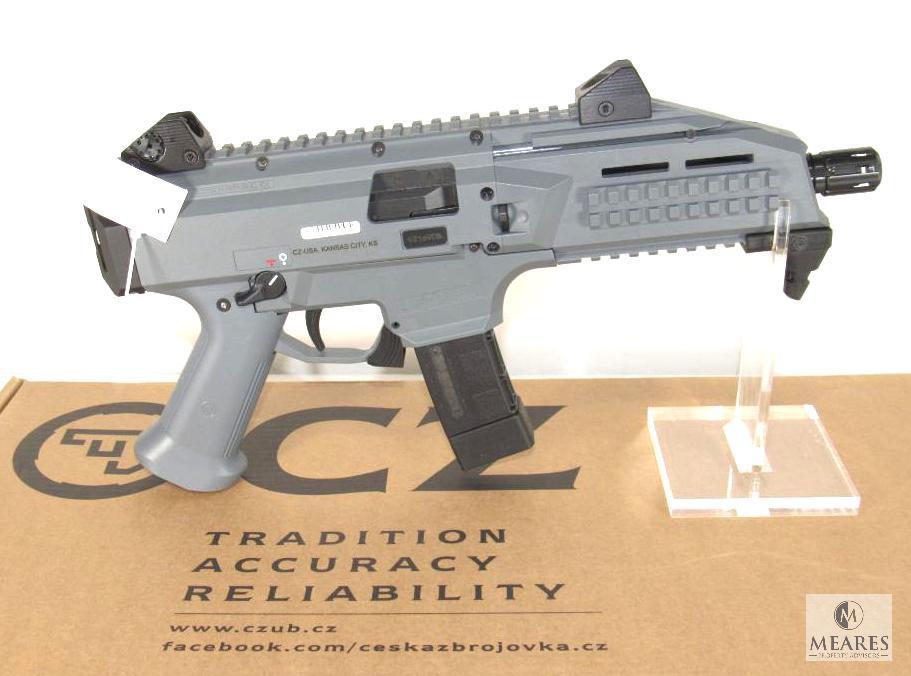 New CZ Scorpion EVO 3 S1 9mm Luger Semi-Auto Pistol in Urban Grey