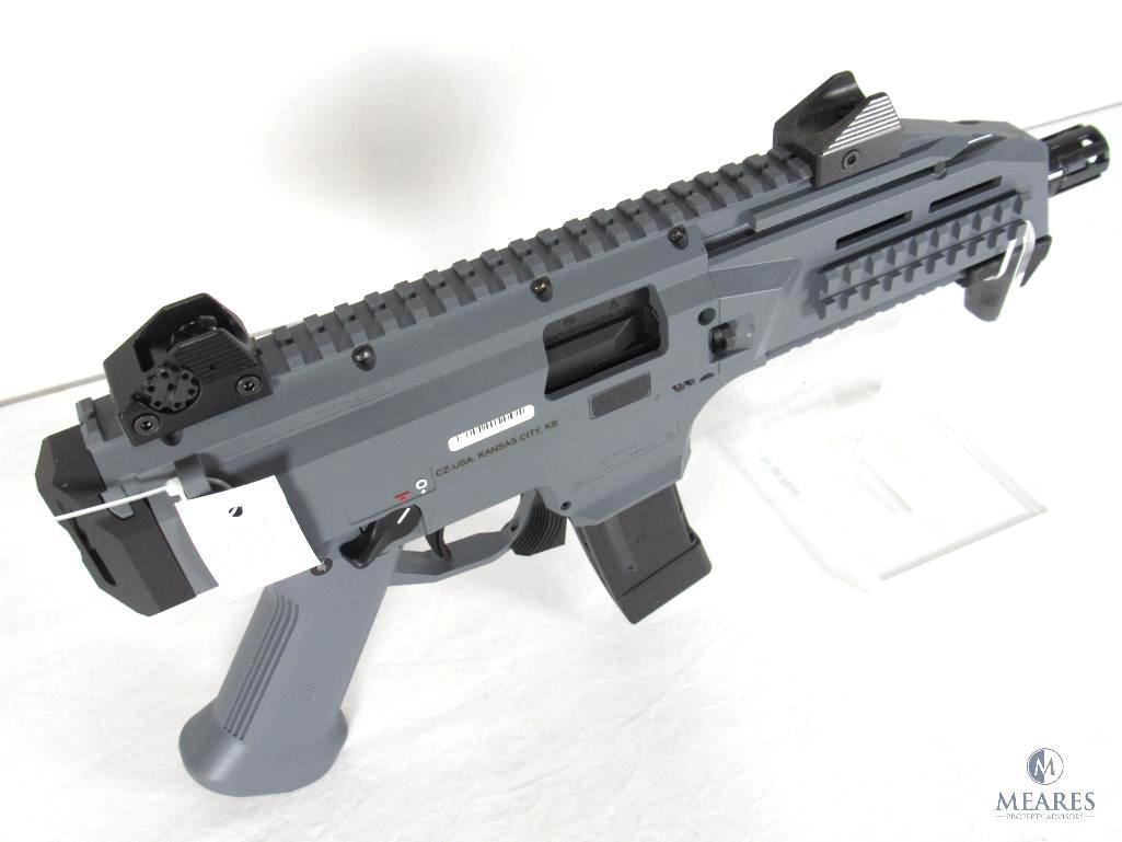 New CZ Scorpion EVO 3 S1 9mm Luger Semi-Auto Pistol in Urban Grey