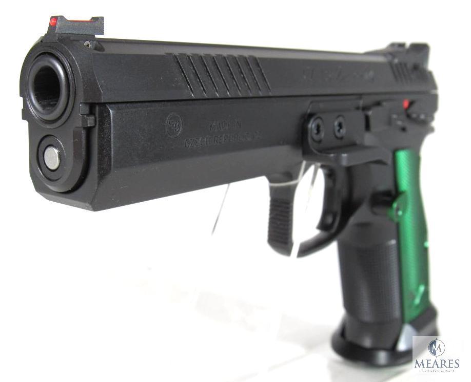 New CZ TS 2 9mm Semi-Auto Competition Pistol in Racing Green