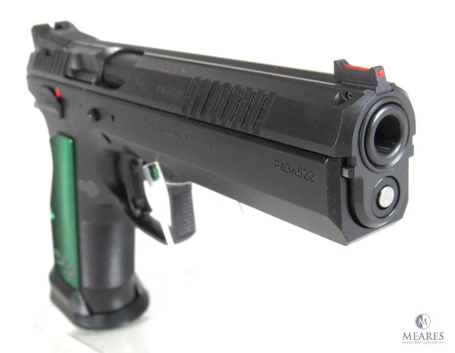 New CZ TS 2 9mm Semi-Auto Competition Pistol in Racing Green